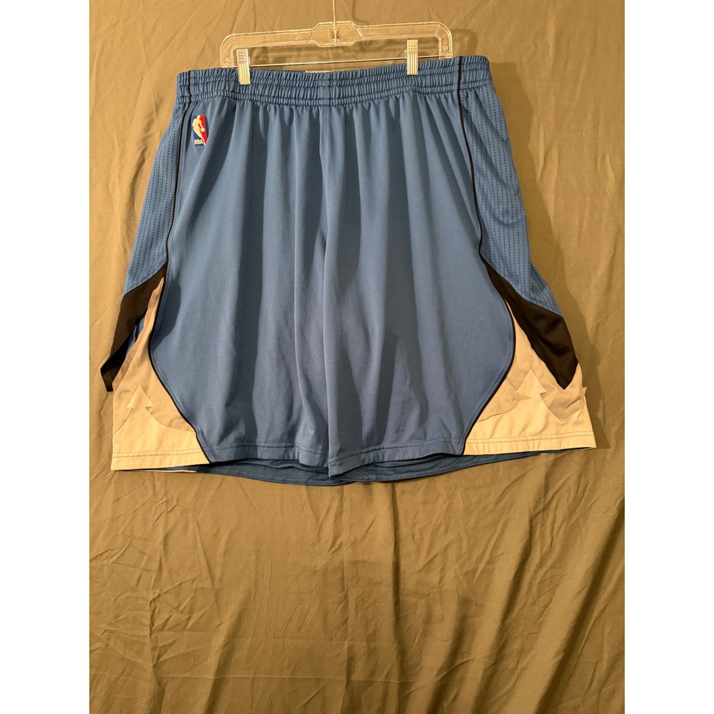 Adidas NBA Minnesota Timberwolves Practice Shorts Mens 4XL Light Blue ClimaCool